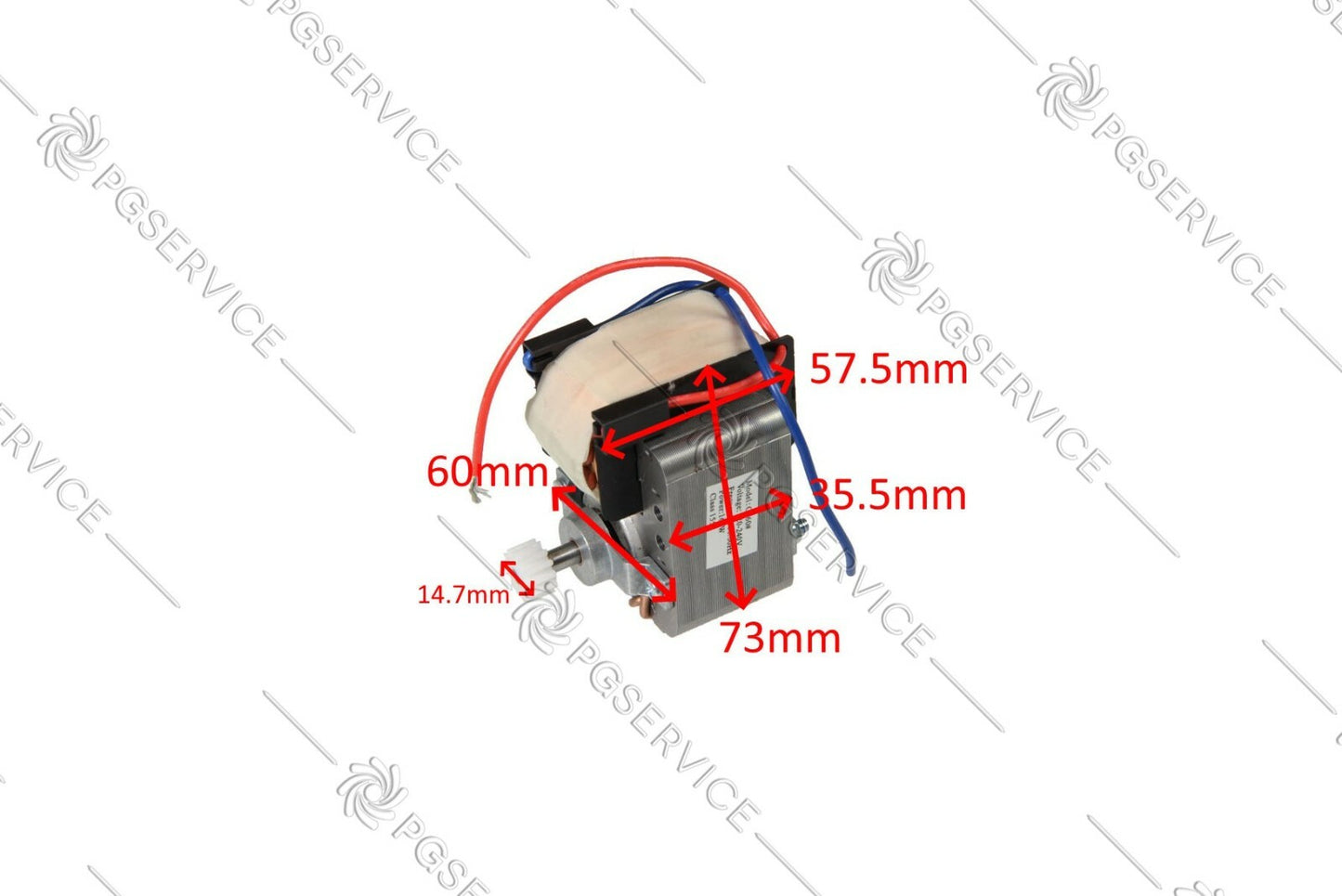 Ariete motore ingranaggio GS60 160W 73mm 220V spremiagrumi Pro Juice 0411 411