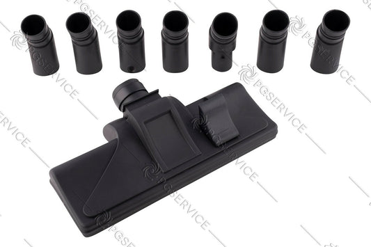 Brush Universal+Wheels+7 Fittings for Vacuum Cleaner Philips Hoover Polti