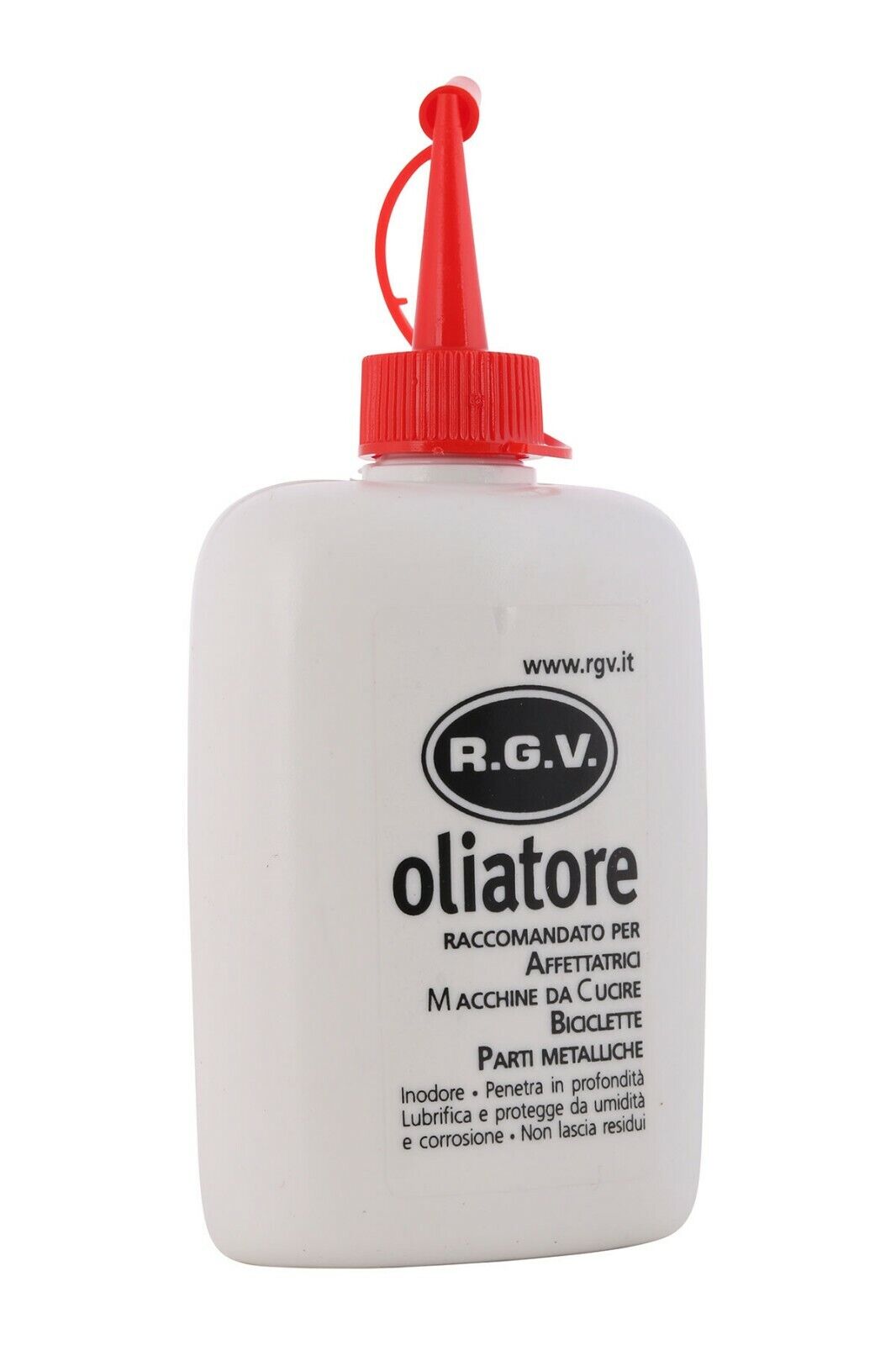 RGV olio oliatore lubrificante 125ml inodore affettatrici macchine da cucire 