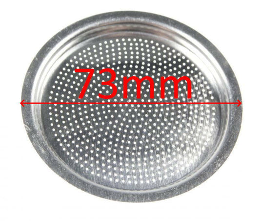 Delonghi filtro disco doccetta 73mm caffettiera moka Alicia 9 tazze EMK9