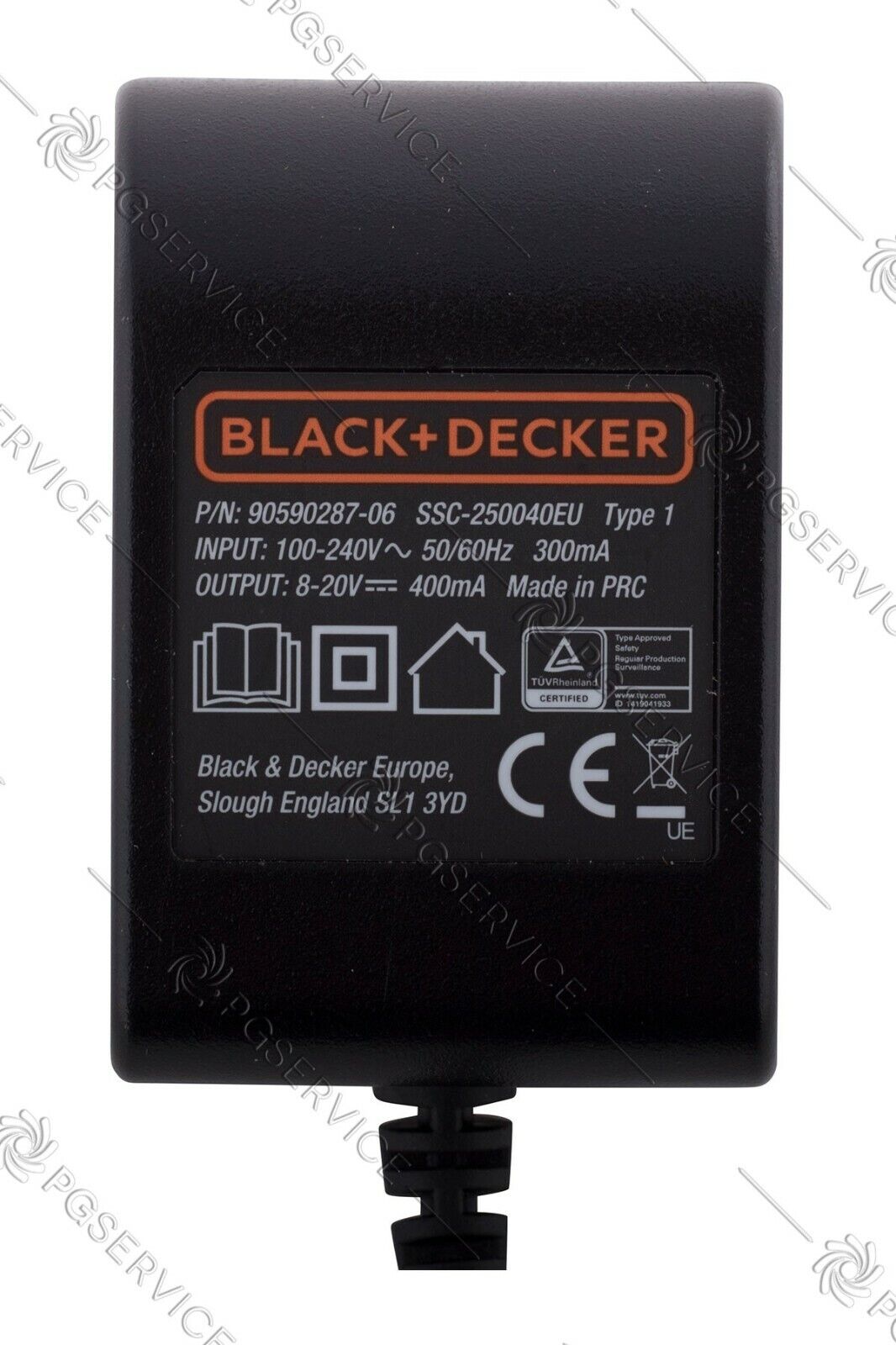 Black & Decker carica batterie alimentatore EGBL14 EGBL18 STC1820 GTC1820 ASL146