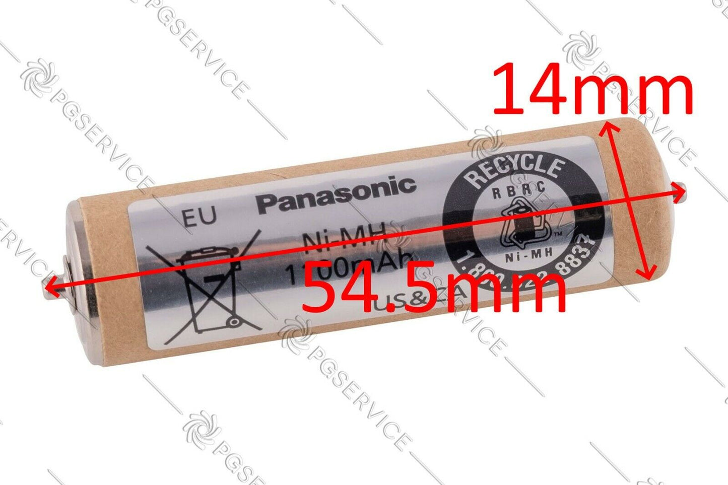 Panasonic batteria rasoio ER206 ER206E2 ER213 ER214 ER215 ER216 ER216E2 ERPA10