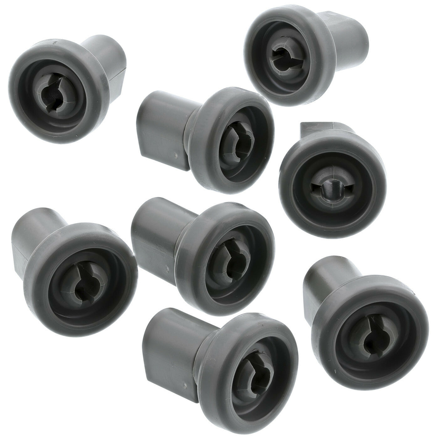 8x Koła kosza wysokiego zmywarki Electrolux Rex AEG ESF ESI ESL F44 PDV TP TT