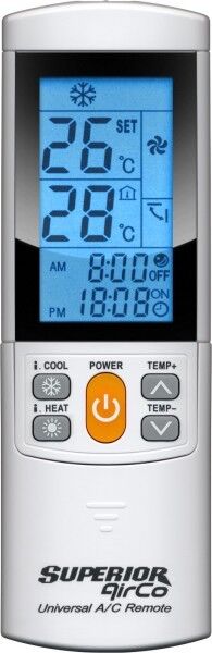 Télécommande universelle climatiseur Superior AirCo pour Panasonic Daikin LG