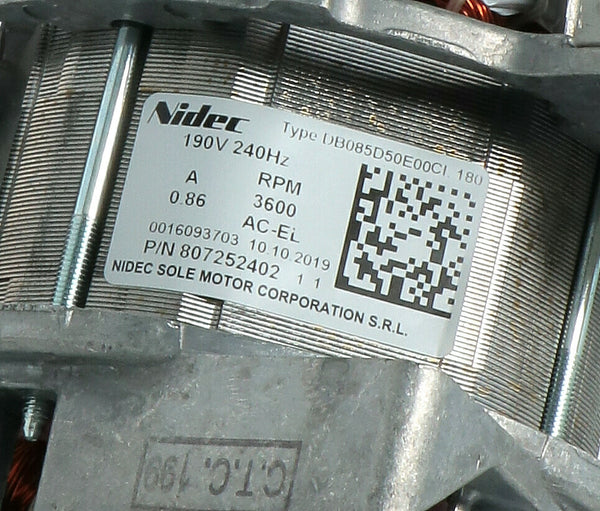 Electrolux Rex AEG motore DB085D50E00 asciugatrice T65 T76 EDH EW8 TWG RDH ZDH