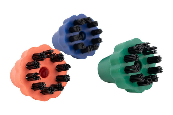 Polti 3x Brosses à Dents Colorés Vaporetto Unico PRO90 Lecoaspira MondialVap