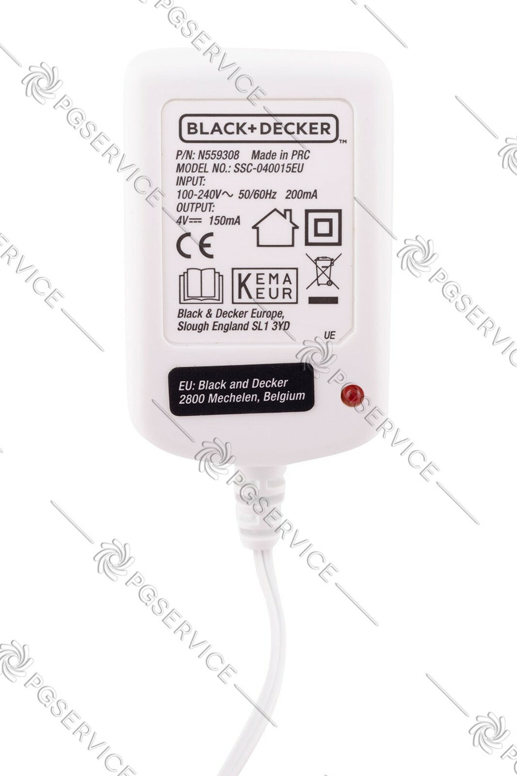 Black & Decker caricatore carica batterie aspirabriciole DustBuster NVC115J 3.6V