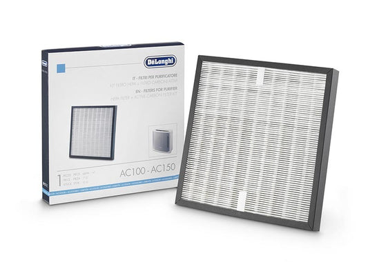 Delonghi zestaw filtr HEPA + węgla aktywnego oczyszczacz powietrza AC100 AC150