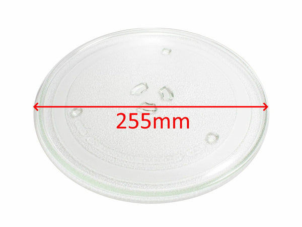 Piatto vetro 25,5cm 255mm forno microonde Samsung G27 GE11 GE73 GW73 M16 ME7 MW