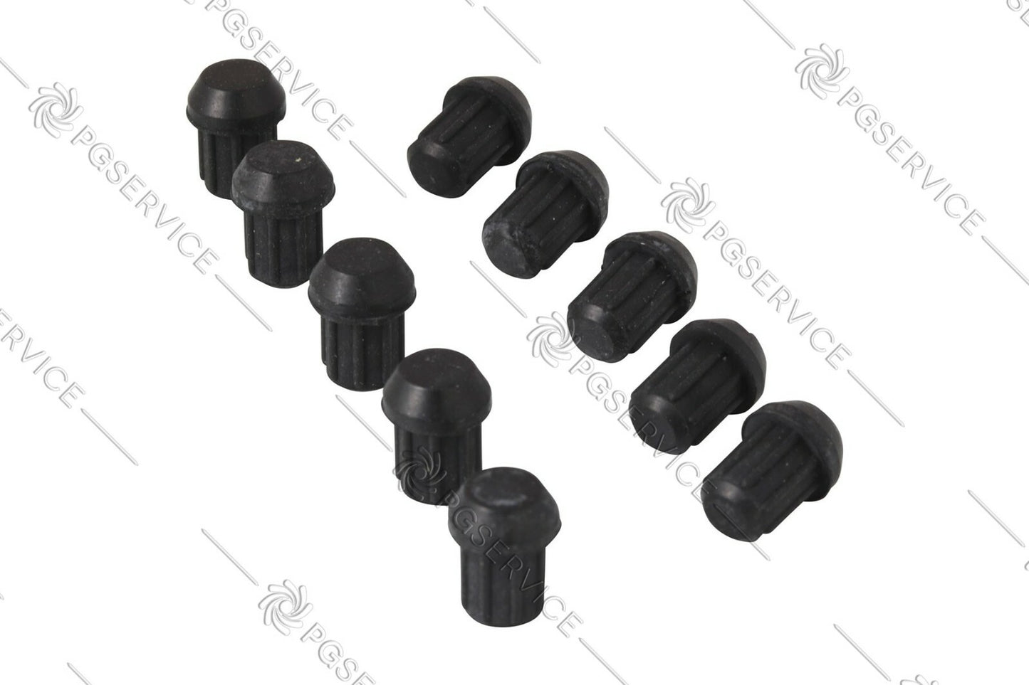 Set 10x picior de cauciuc suport grătar plită de gătit 14 x 10 x 8 mm Whirlpool