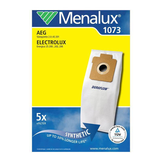 Menalux 1073 5 sacchetti aspirapolvere Aeg Electrolux Vampyrette 2 AS201 ZS206