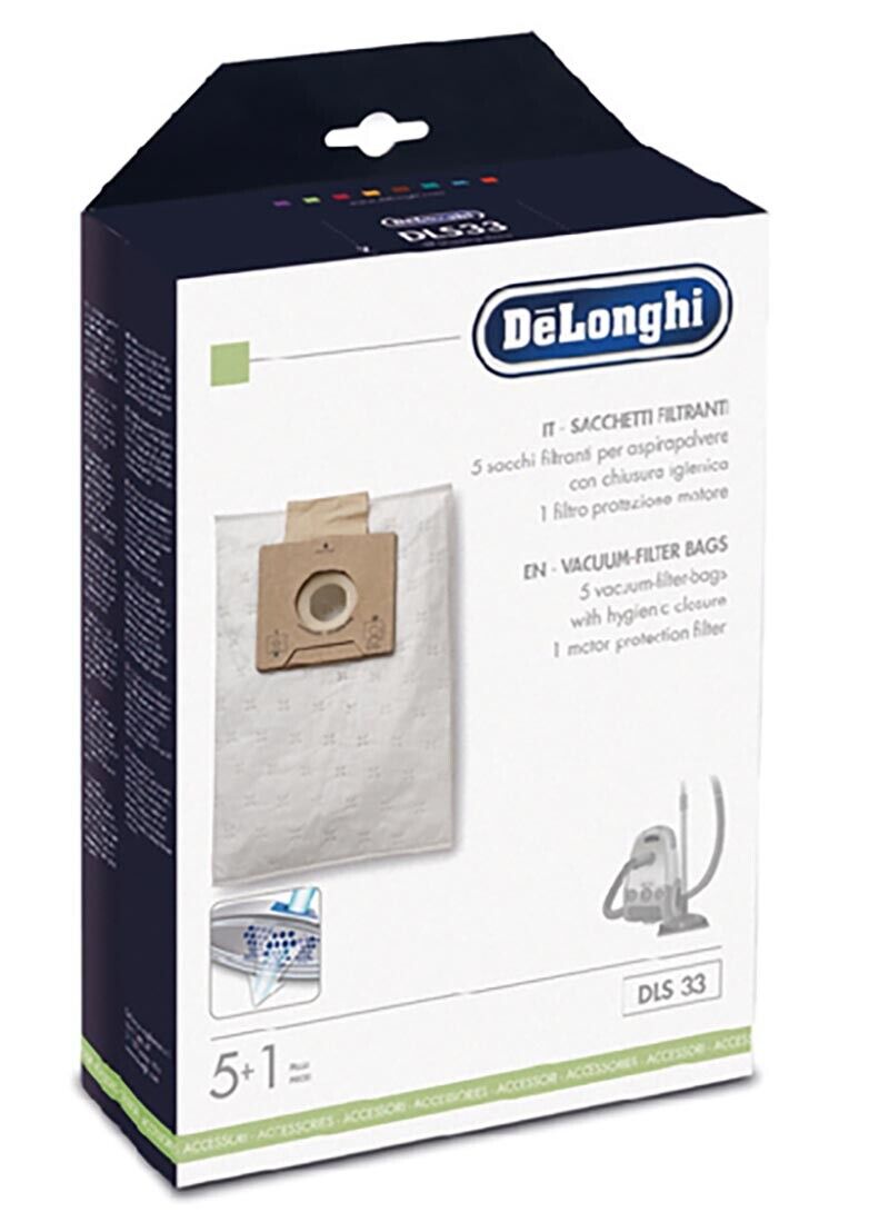 Delonghi sacchi microfibra DLS33 aspirapolvere XLence XTL190 XTL210 XTL7060 XTL