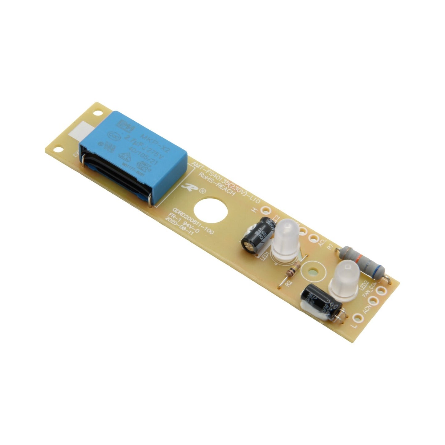 Rowenta Tablero Electrónico PCB 220V LED Ventilador Turbo Silence Extreme VU5840