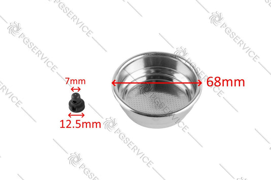 Gaggia Filtro Crema 2 Tazas Polvo Máquina Café Baby Class Evolution Nina