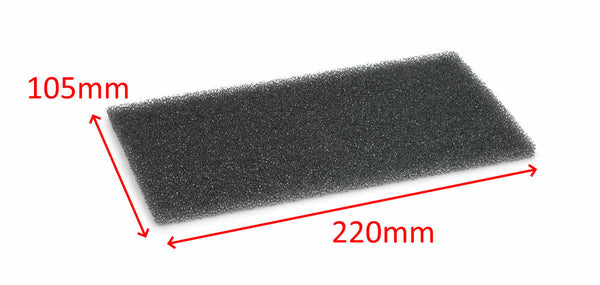 SKL filtro spugna retina 220x105 mm asciugatrice Whirlpool Bauknecht Care AZA H