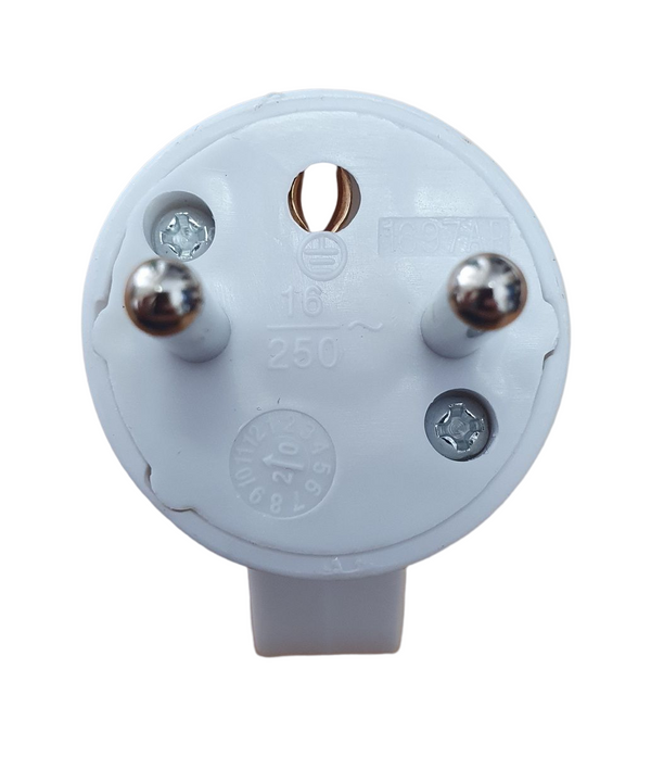 Spina Schuko tipo E 16A 230V 3680W per elettrodomestici Francia Belgio Polonia
