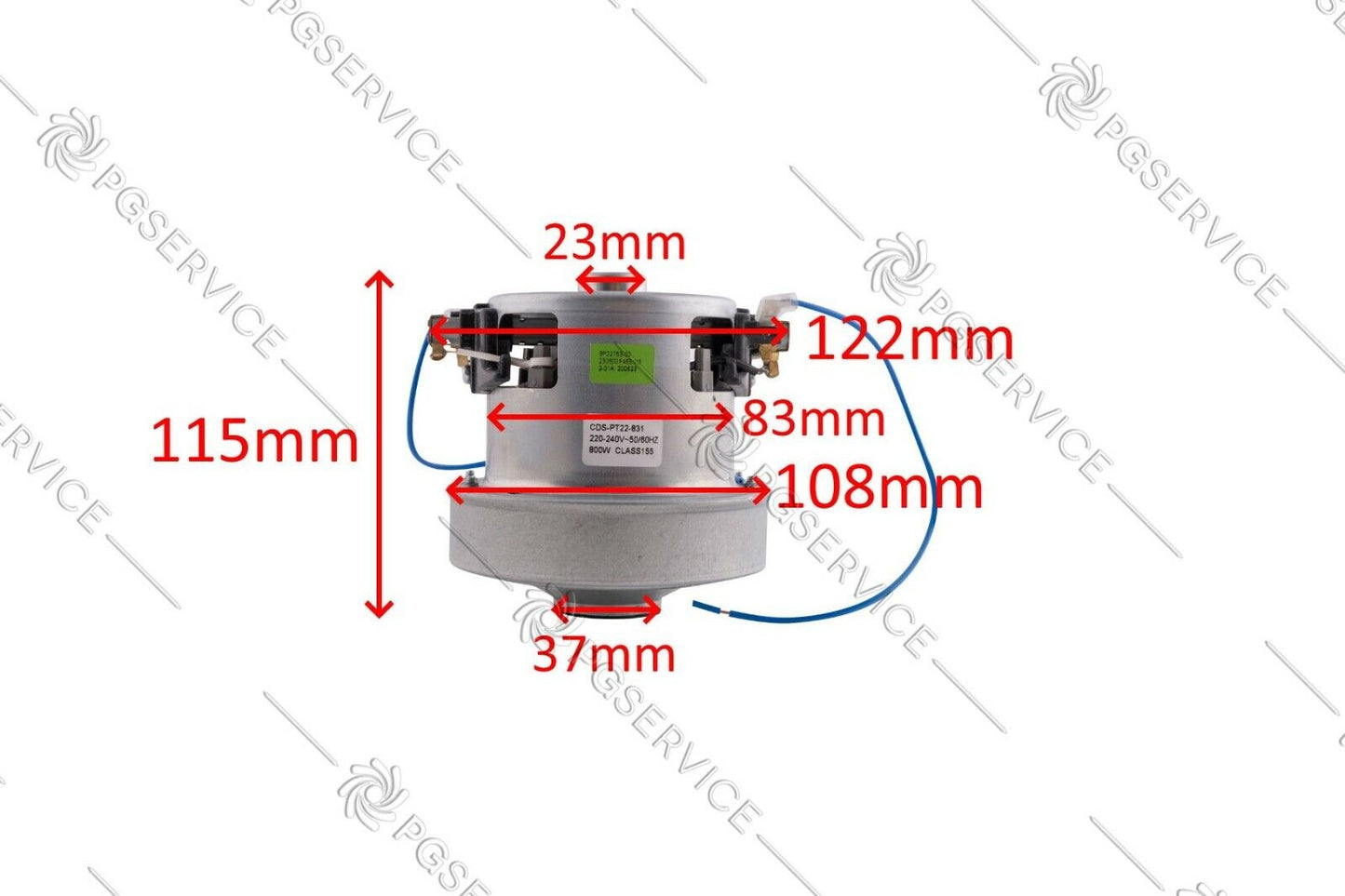 Rowenta motore CDS-PT22-831 aspirapolvere Swift Power RO2932 RO2933 RO2981 RO29