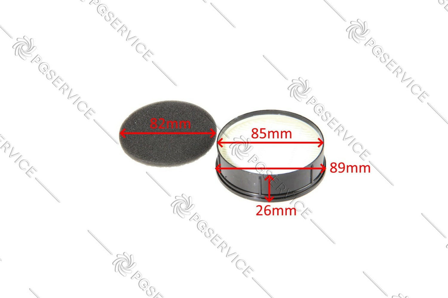 Mizushi Hepa Filter Round 85mm Sponge Retina broom Vacuum Cleaner 2721 2721/1