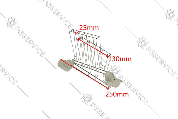 Ariete Zangen Unterstützung Käfig 130mm Toast Toaster Weinlese 155 0155