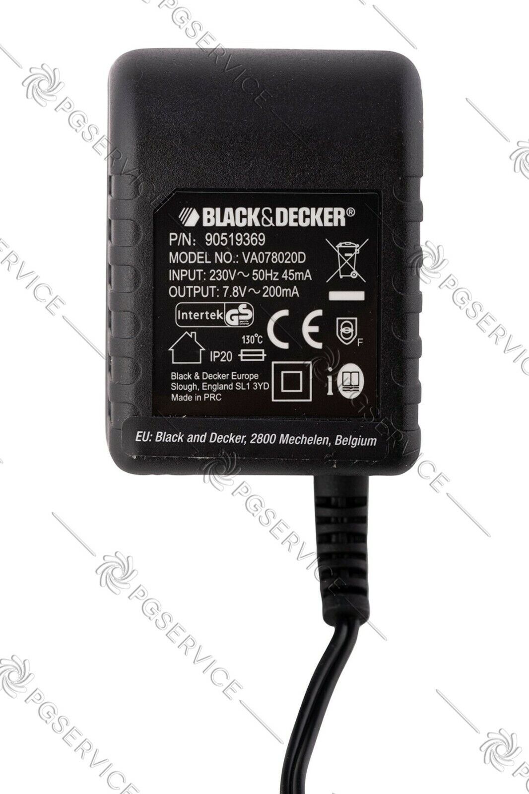 Black & Decker caricatore carica batterie cacciavite svitavvita Pivot PP360 4.8V