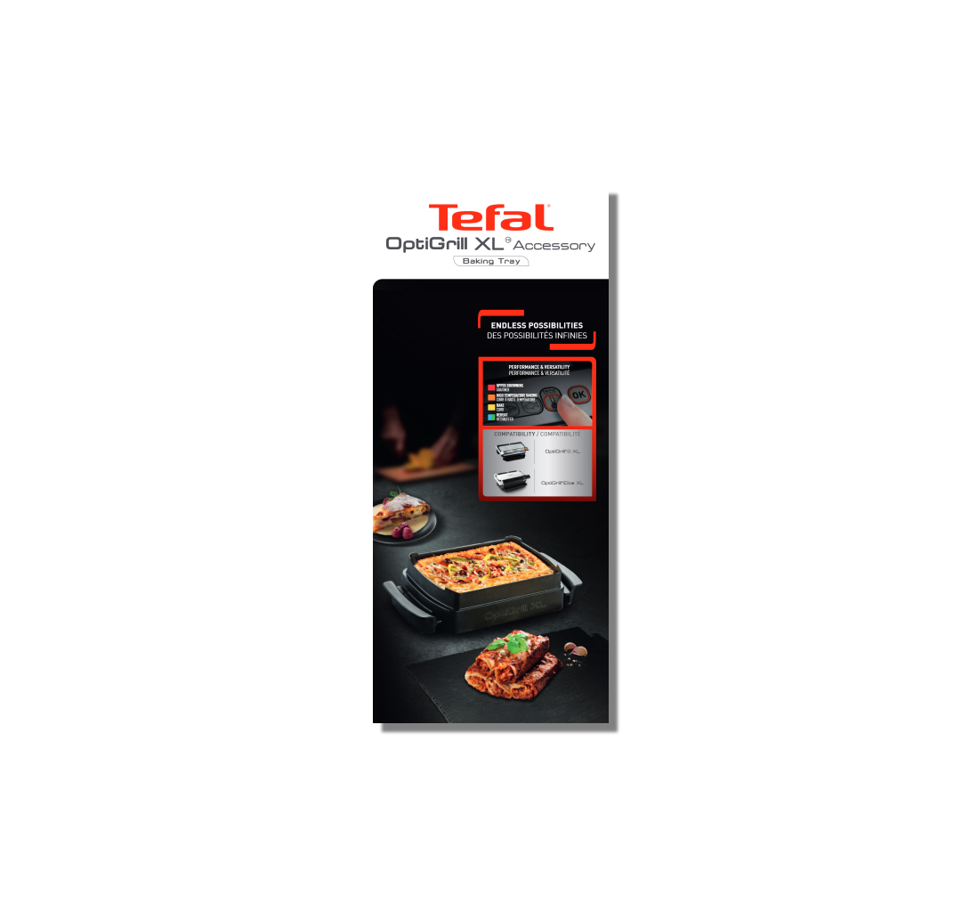 Rowenta Tefal accessorio forno Snacking Baking Optigrill XL GC724 GC760 GR722