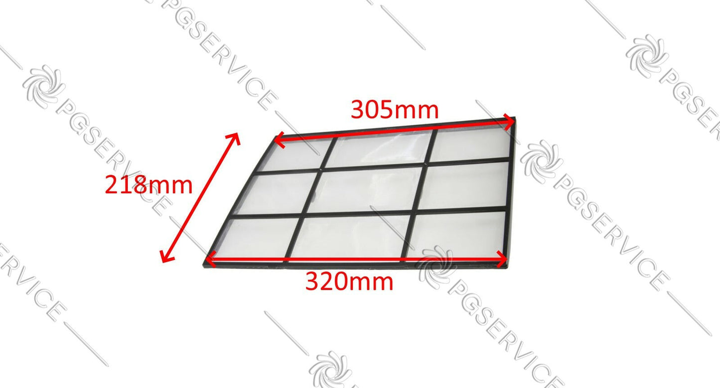 Delonghi filtro retina aria 320mm condizionatore Pinguino PAC EL112 AN130 AN280