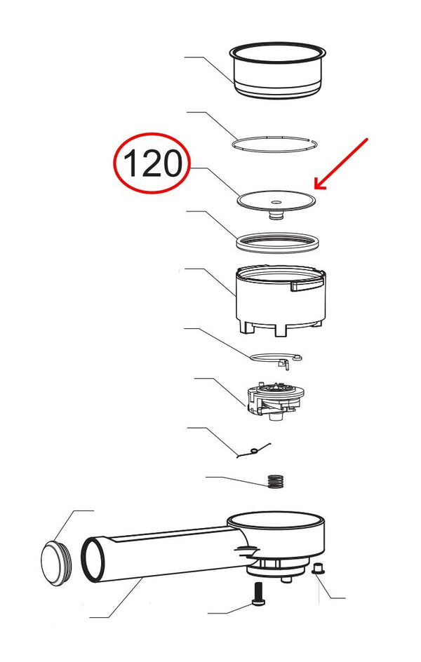 Philips Saeco Gaggia disco convogliatore braccetto macchina caffè Poemia Veneto