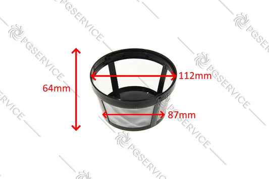 Ariete filtro permanente 112mm x 64mm macchina caffè americano Vintage 1342