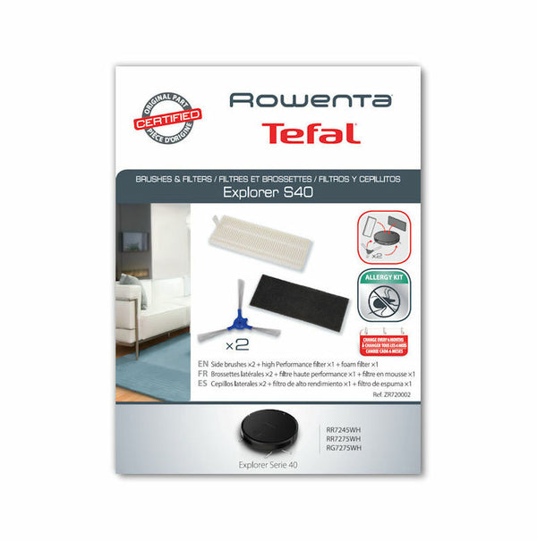 Rowenta Filtros Allergy Cepillos Robot De Aspiradora Explorer 20 40 45 50 Smart