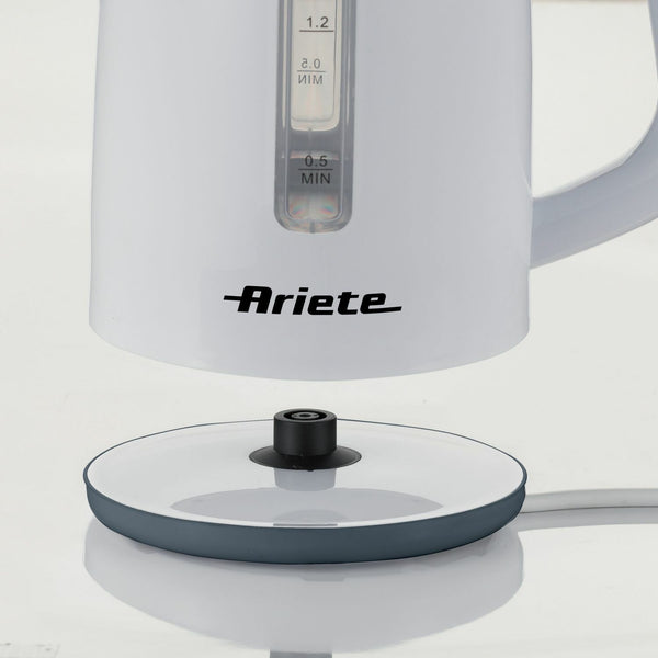 Ariete bollitore cordless con filtro 1.7L 2200W bianco semplice e leggero