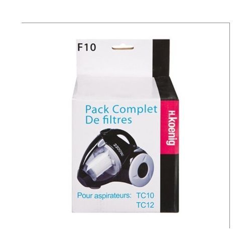 H. Koenig kit filtro Hepa serbatoio retina posteriore aspirapolvere TC10 TC12 TC