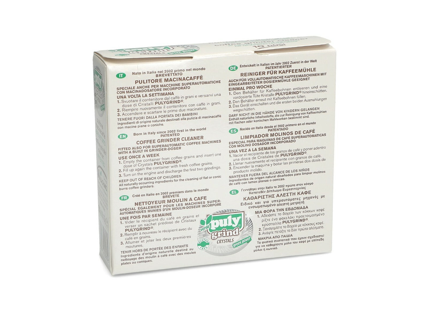 Puly Grind curățător cristale curățare măcinător cafea aparat superautomatic
