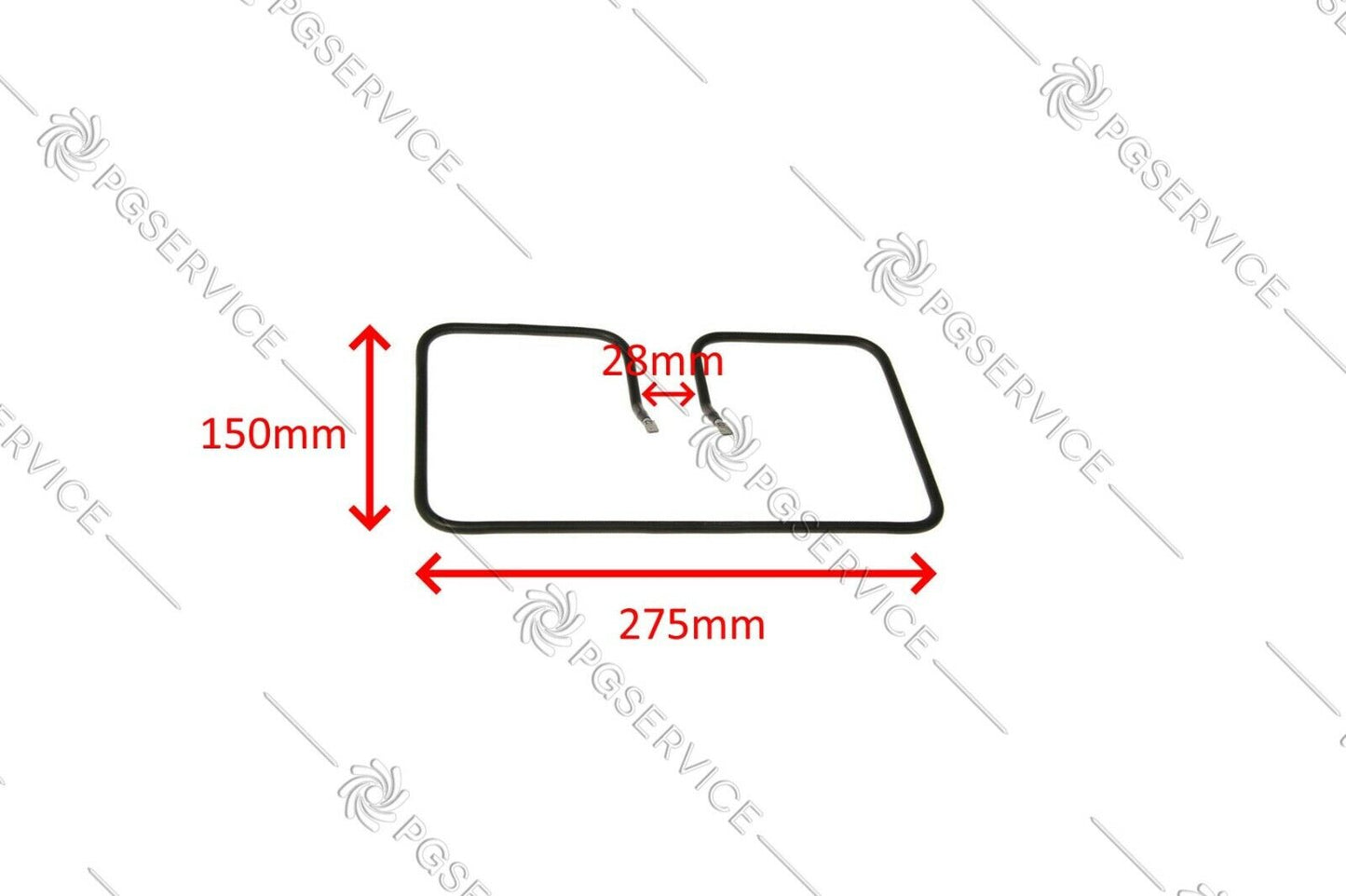 Delonghi resistenza 115V 900W 275mm piastra GrigliaTutto Ciak CG238 CG248 TO250