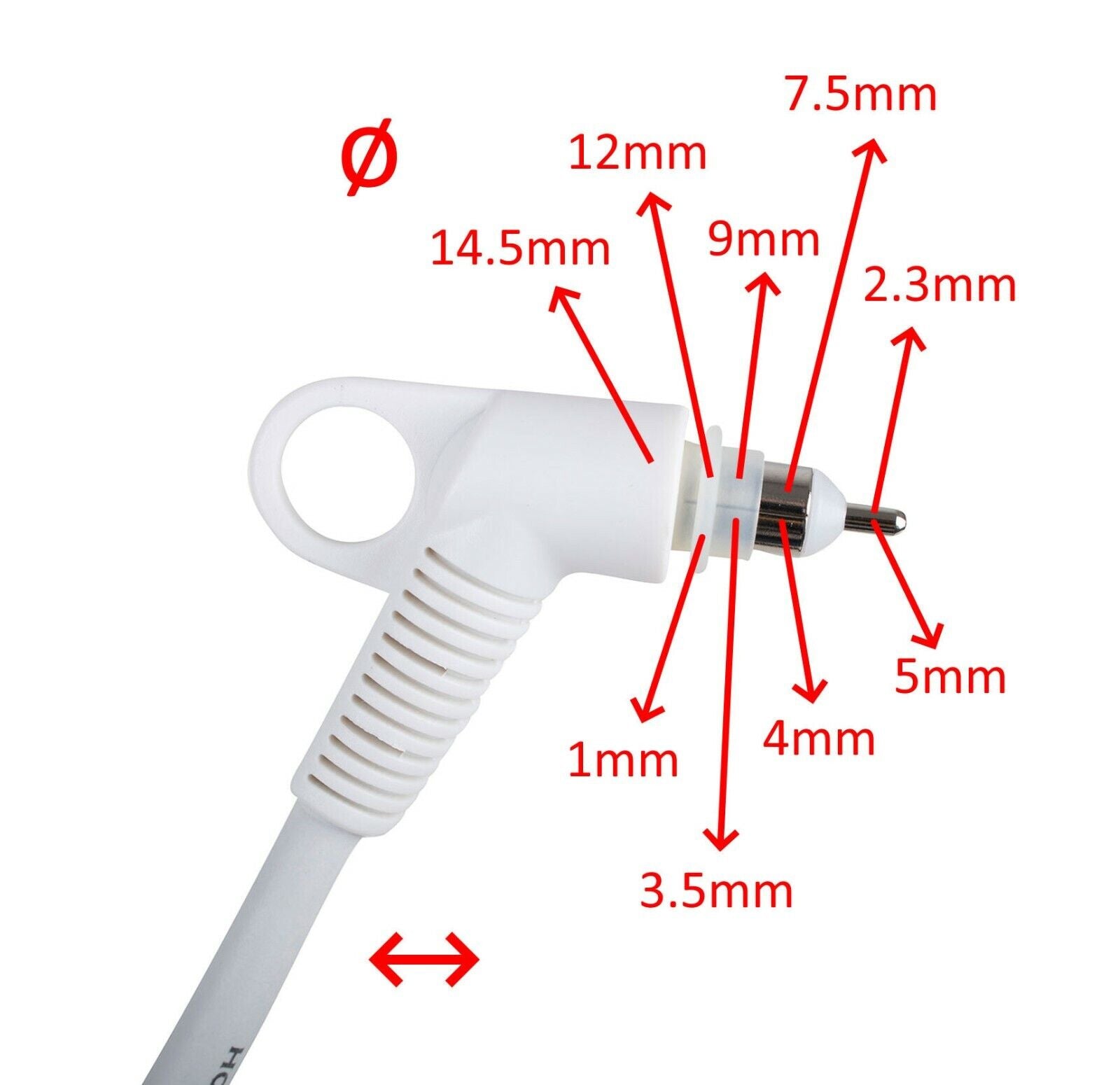 Rowenta Calor cavo alimentazione piastra per capelli Wet & Dry CF7550 