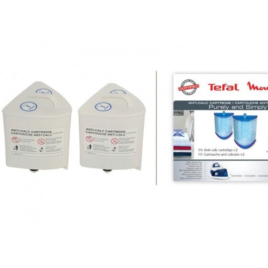 Tefal 2x Cartucho Filtro Agua Hierro Purely Simply SV5005 SV5020 SV5022 SV5030