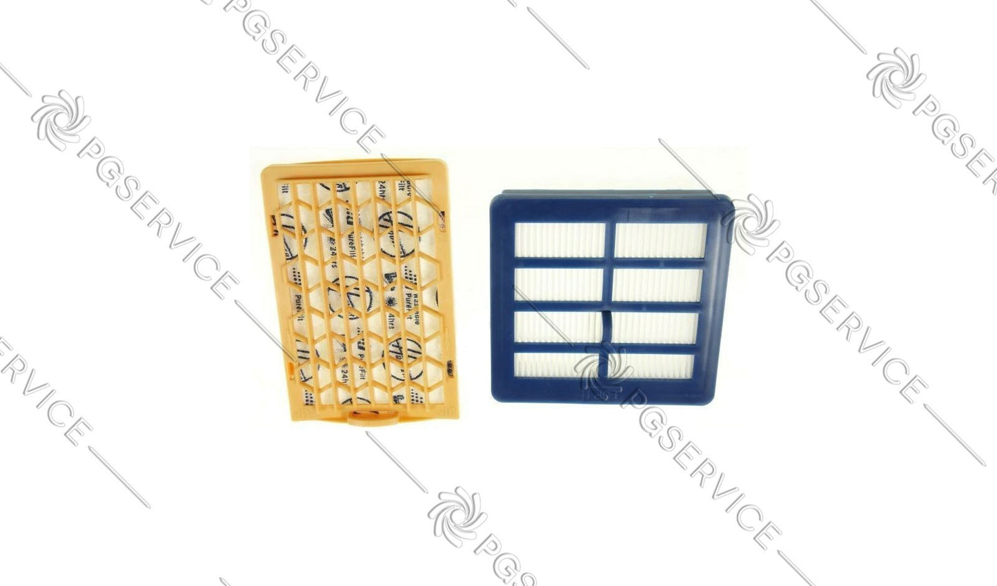 Hoover Kit Hepa-Filter Blau Gelb Staubsauger Brave BV11 BV20 BV44 BV70 BV71