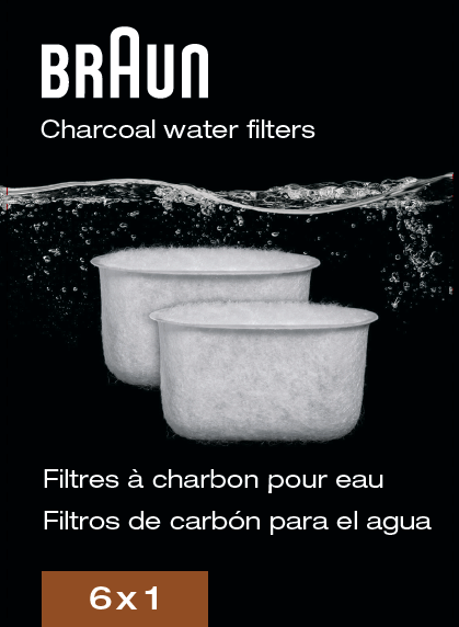 Braun Kit 6x Filtro Carbón Máquina De Café Filtro Americana KF60 KF70