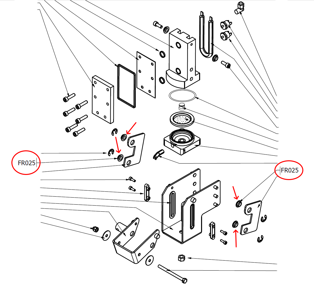 Didiesse Cojinete Anillo Biela Máquina Café Gofres Didì Baby Frog Revolution