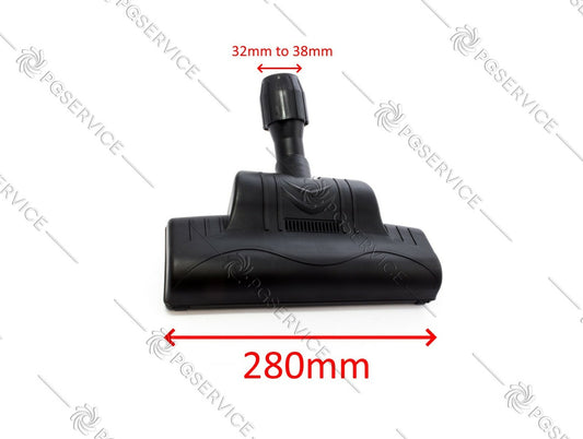 SKL turbo szczotka uniwersalna z kółkami wałek odkurzacza rury 32mm do 38mm