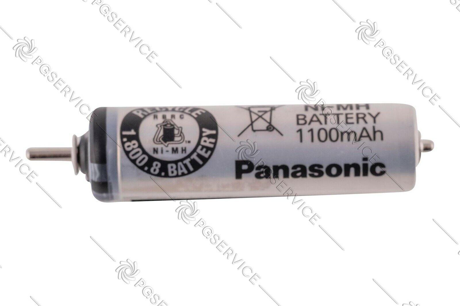 Panasonic batteria ricaricabile Ni-Mh 1100mAh 1.2V 61.5mm idropulsore EW1211