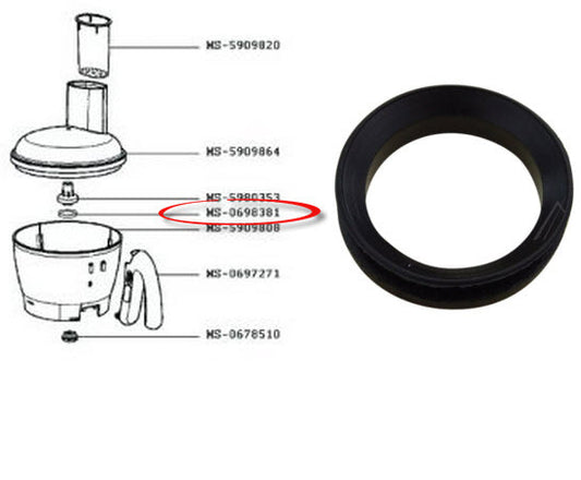 Moulinex guarnizione perno giunto trasmissione ciotola Ovatio Odacio Adventio