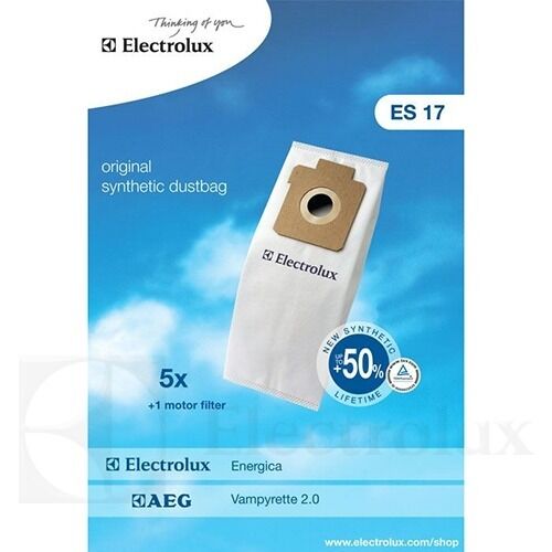 ELECTROLUX AEG 5 Bags + Filter ES17 Energetic Vampyrette Zs As 201 200 206