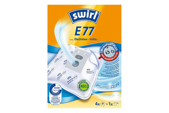 Swirl E77 4 Sachets Microfibre Aspirateur Electrolux Z133 Husqvarna Q200