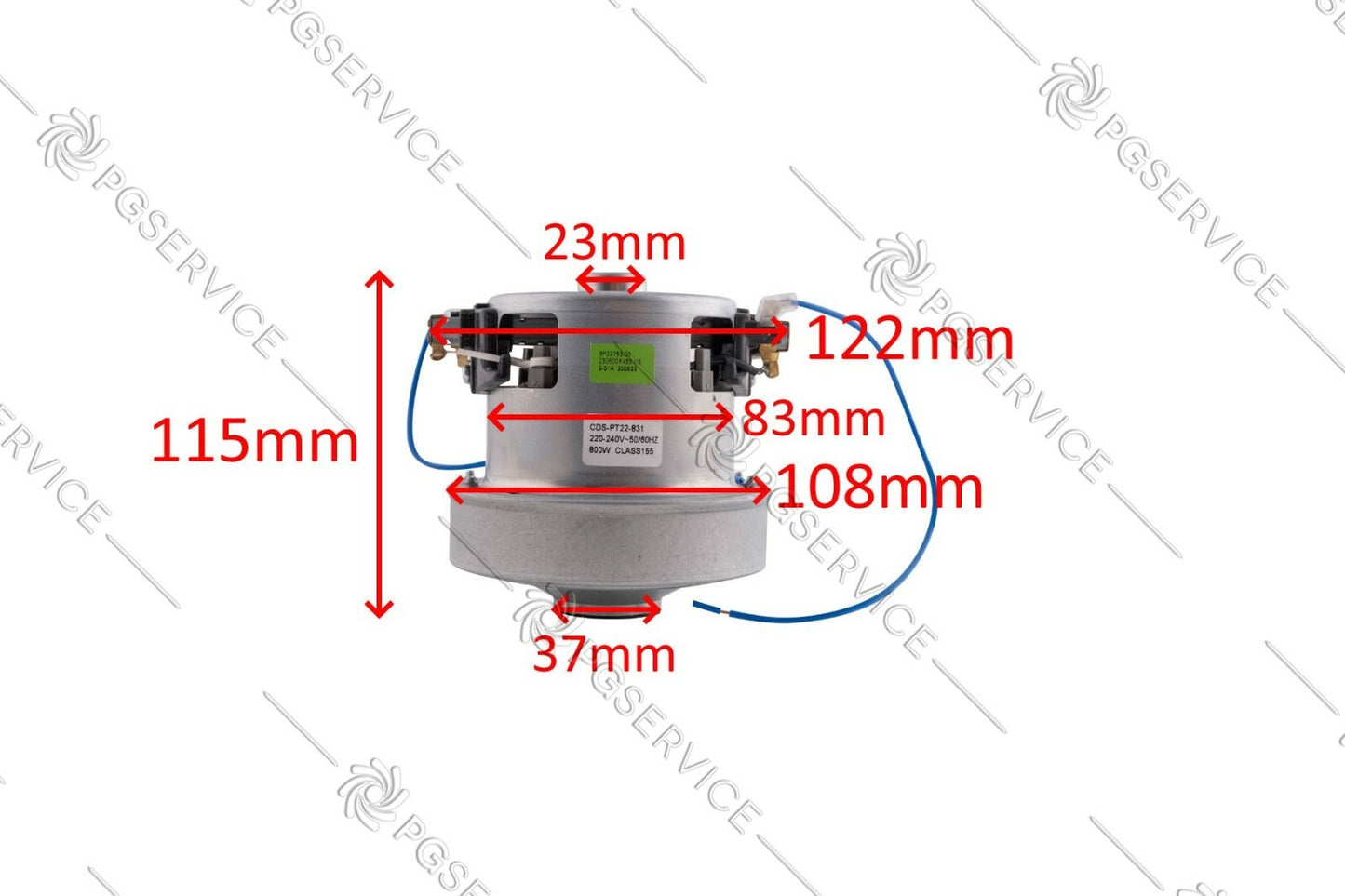 Motore CDS-PT22-831 per aspirapolvere Rowenta Swift Power RO2932 RO2933 RO2981 RO29