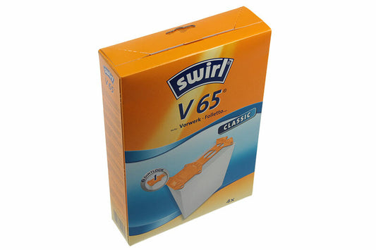 Swirl V65 4x worki z mikrofibry do odkurzacza Folletto VK135 VK136 Kobold