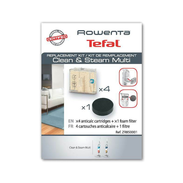 Rowenta set filters hars water spons stoomreiniger Clean Steam Multi RY85