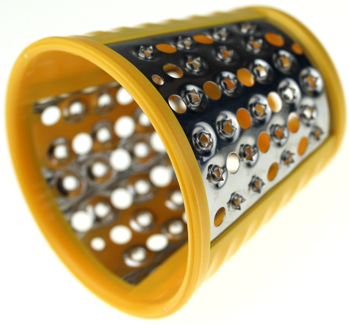 Moulinex con de culoare galben, cilindru, lamă, răzătoare extra fină, tocător Fresh Express DJ755 DJ800