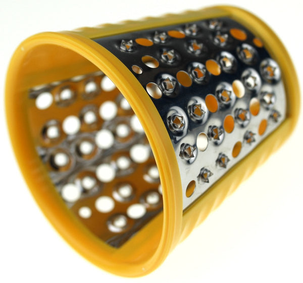 Moulinex con de culoare galben, cilindru, lamă, răzătoare extra fină, tocător Fresh Express DJ755 DJ800