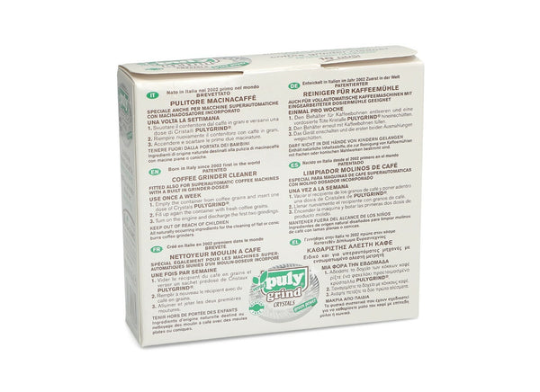 Puly Grind pulitore cristalli pulizia macina caffè macchina superautomatica