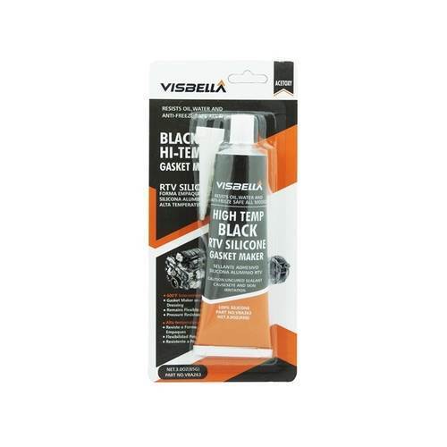 Visbella Silicone Noir Températures Élevées 85gr Four Micro-Ondes Chaudière Fer